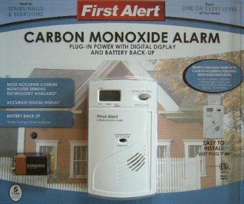SecureGuard Carbon Monoxide Alarm Wireless IP Spy Camera