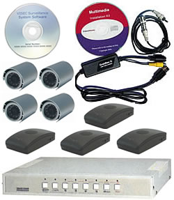 4 Channel Wireless VISEC Surveillance System