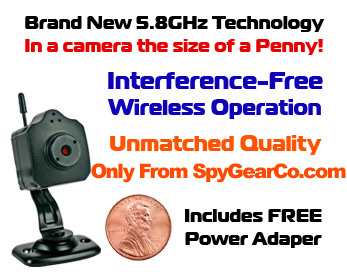 Mini 5.8GHz Wireless Color Spy Camera