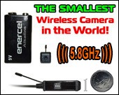 2010 World's SMALLEST Wireless Spy Camera - 5.8GHz Color