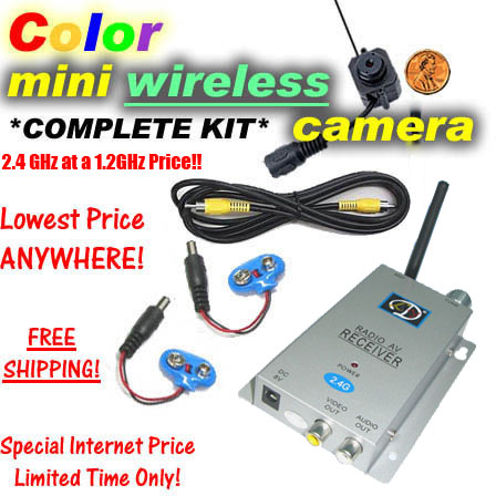 Color Mini Wireless Spy Camera