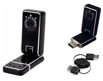 USB 1.3 MP Web Cam w/Magnetic Body & 360 Degree Rotation