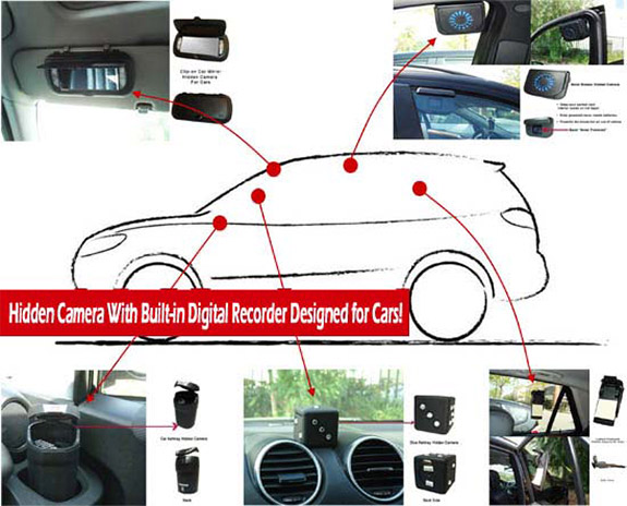 Hidden Camera for Cars