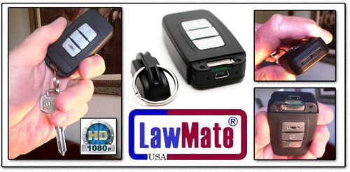 LawMate Hi-Def Key Chain Spy Camera/DVR