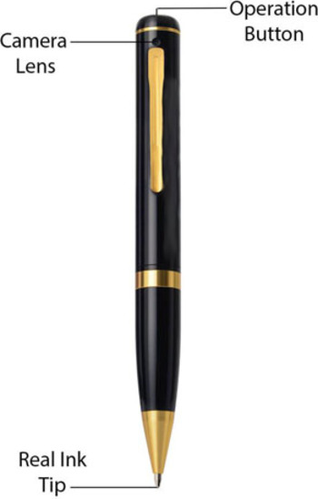 Gold 720p Video Pen with Motion Detection*