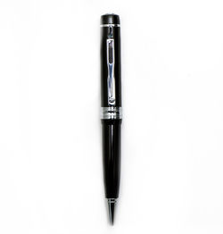 Black & Silver Spy Pen w/Motion Activation and 8GB SD