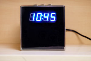 Square Wifi Hi-Def Mini Clock
