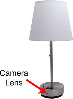 OmniEye Lamp Spy Camera/DVR