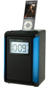 SecureShot Cube Style Ihome Clock Radio