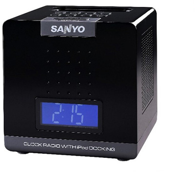 SecureShot Cube Clock Radio Dually 