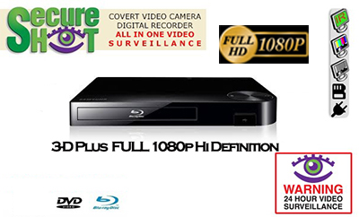 Secure Shot Nighthawk Blu Ray Player With Nightvision Sees in Total Darkness