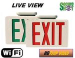 Secure Shot HD Live View Exit Sign Spy Camera/DVR