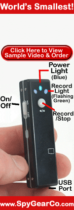 World's Smallest Hi-Resolution Camcorder Spy Cam Stick
