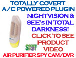 SecureShot Air Purifier Spy Cam/DVR w/NightVision