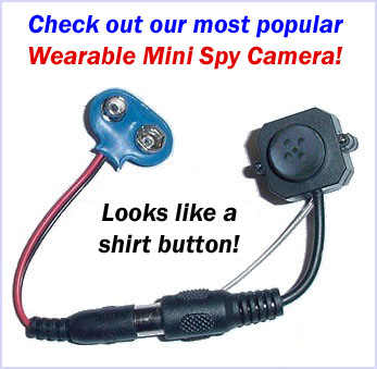 Wireless Color Button Spy Camera