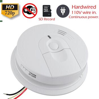1MP 720P hd  IP Camera COVERT Smoke Detector   NO DVR Required to View. 