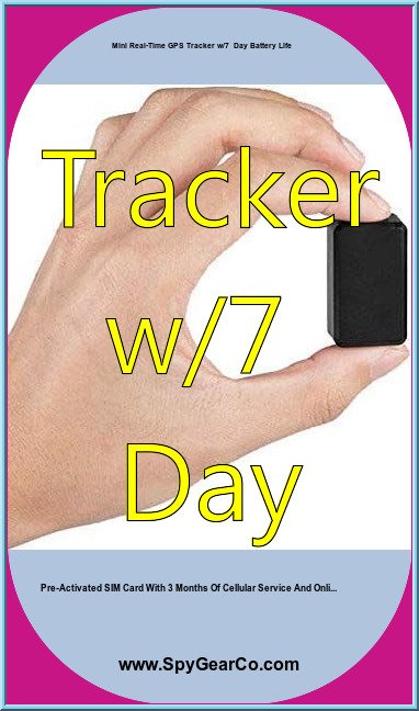 Mini Real-Time GPS Tracker w/7 Day Battery Life