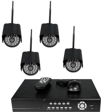 4 Channel Wireless USB DVR Complete System