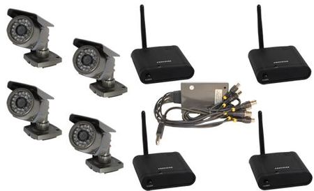 4 Channel Wireless USB DVR Complete System