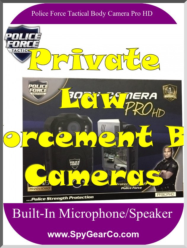 Police Force Tactical Body Camera Pro HD