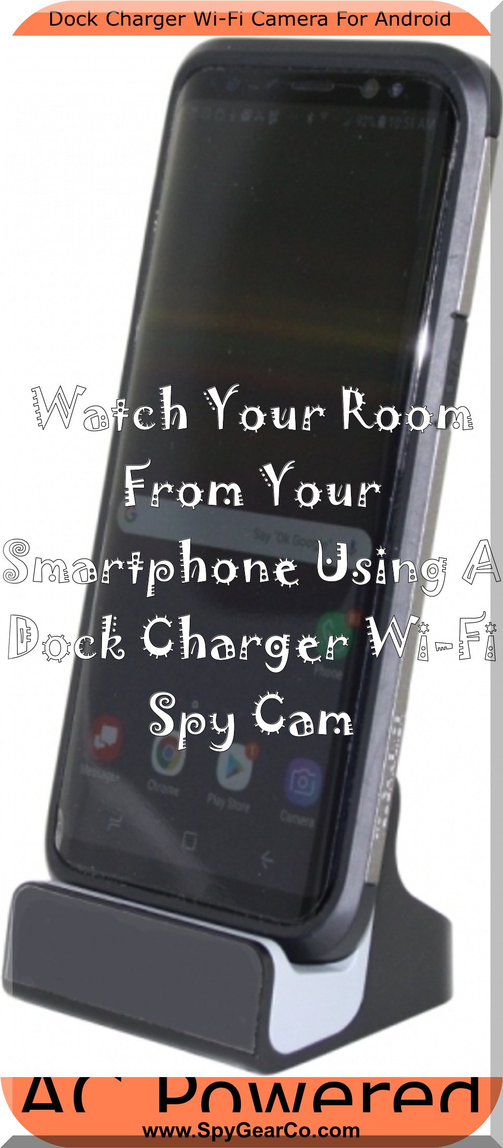 Dock Charger Wi-Fi Camera For Android