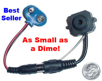 Mini Wireless Color Spy Cam Small as a Dime