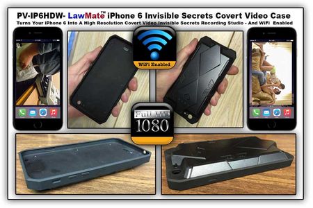 LawMate iPhone 6 Hi-Def Covert Video Case w/WiFi