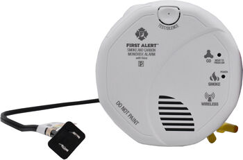 BBWiFiTwoCamSmoke -  Hardwired Smoke Detector with Two Wi-Fi Cameras