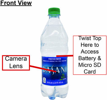 BBSBottleCam: Bush Baby Bottle Hidden Camera - Free 128GB MicroSD Card!