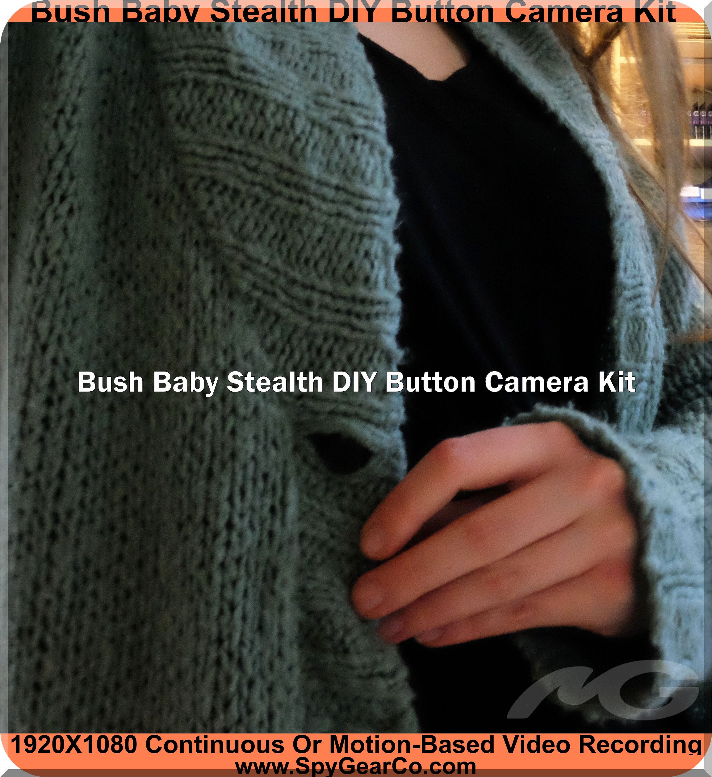 Bush Baby Stealth DIY Button Camera Kit