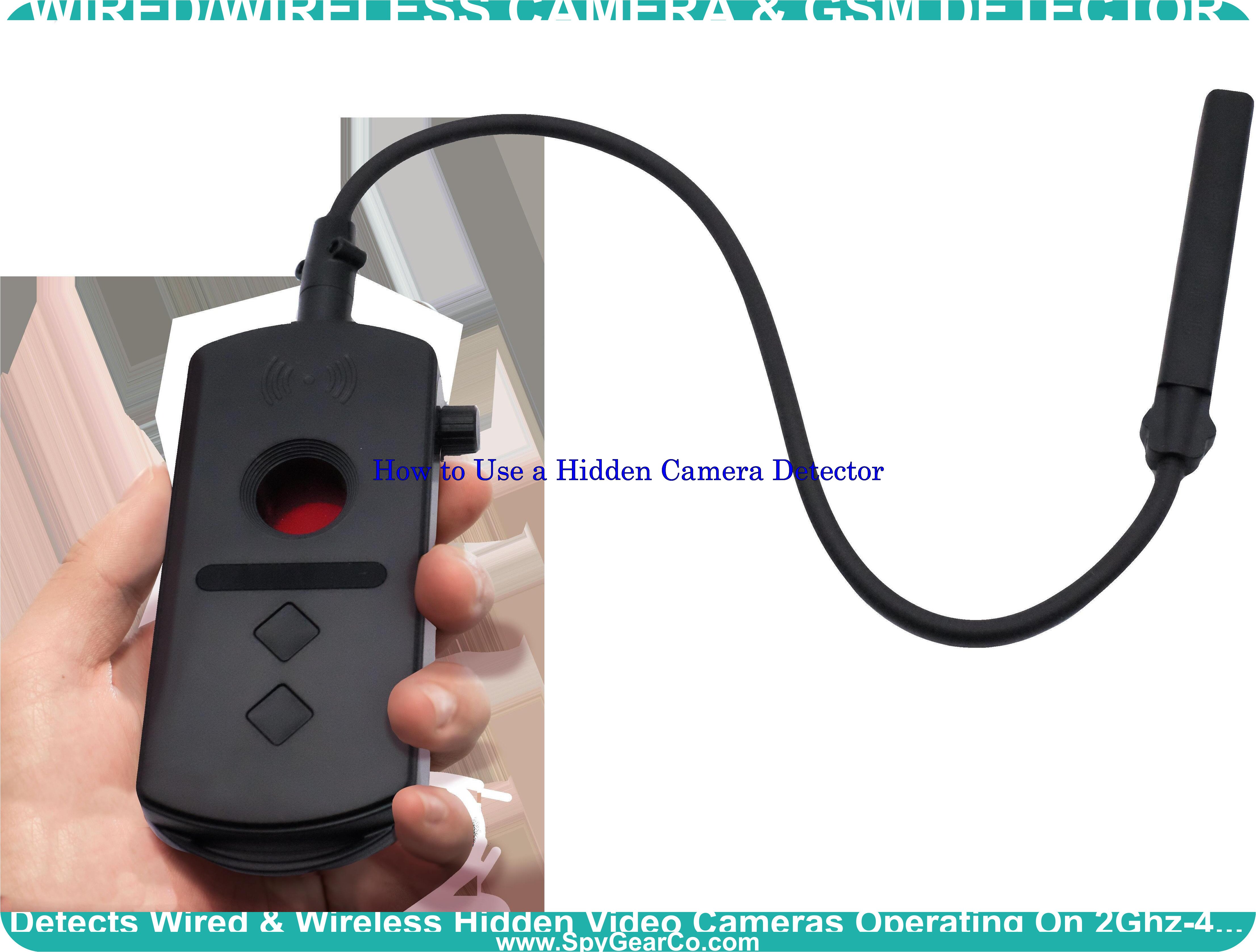 WIRED/WIRELESS CAMERA & GSM DETECTOR