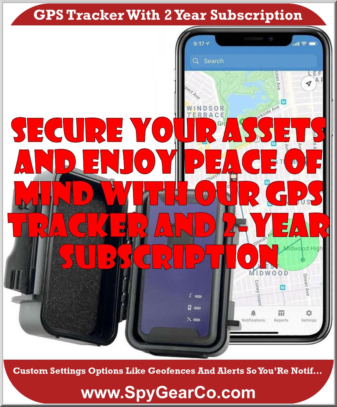GPS Tracker With 2 Year Subscription