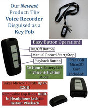 Key Chain/FOB Voice Recorder