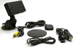 Dual Car Cam Pro Car Spy Camera with GPS Logger