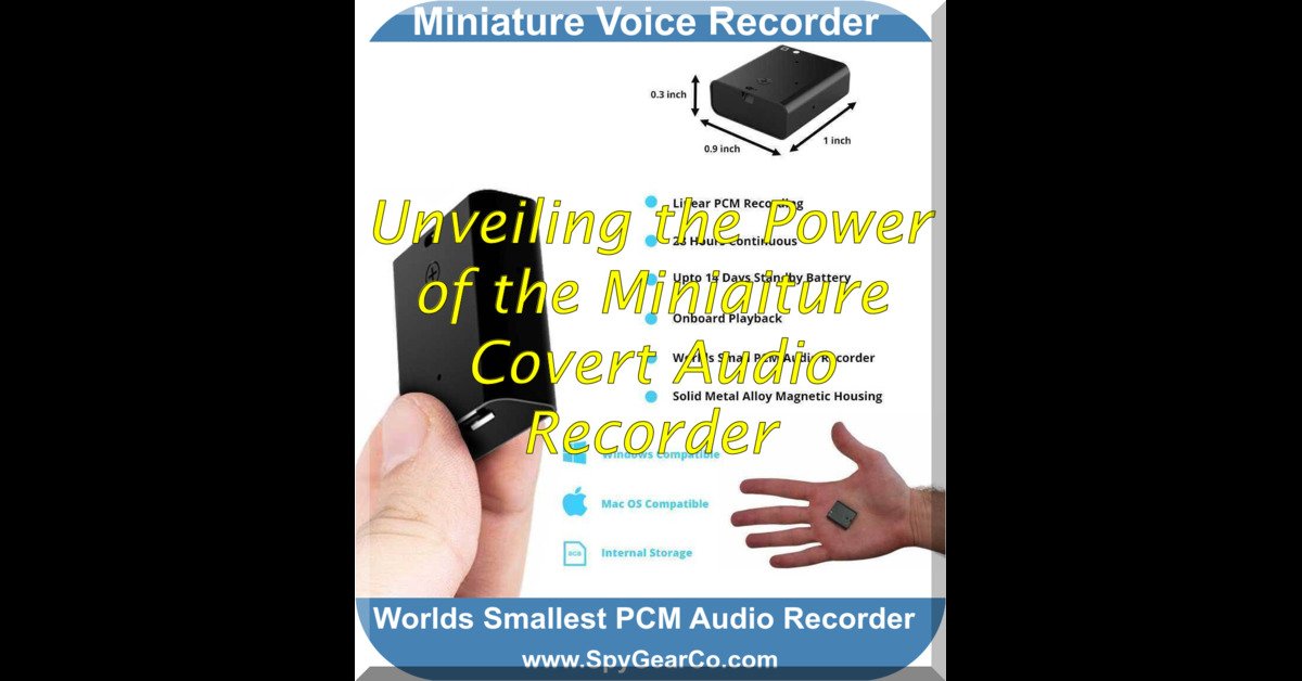 Miniature Voice Recorder