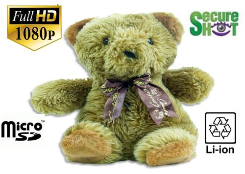 SecureShot Full High Definition 1080P Teddy Bear Spy Camera/DVR