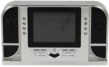 Gray Clock Hidden Camera with IR and Built in DVR
