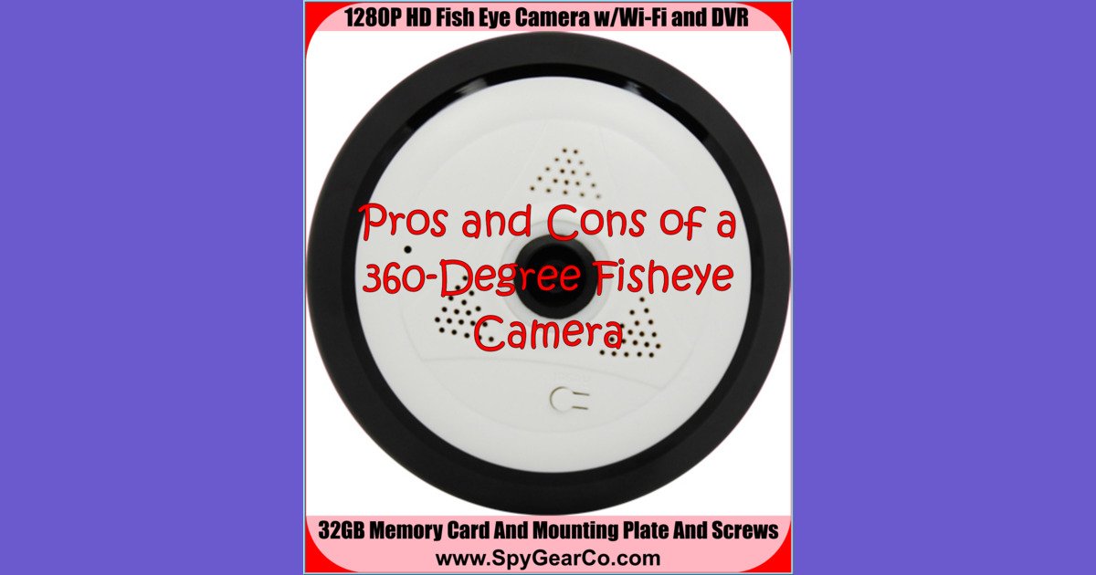 1280P HD Fish Eye Camera w/Wi-Fi and DVR 